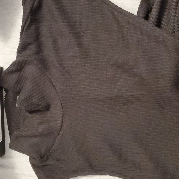 Shein mock neck split side longline top - Picture 5 of 5